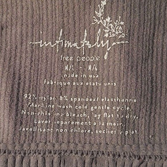 Free People Crop Cami Yoga Bralette Cut Out Athletic Tank Top Spaghetti Straps - Picture 11 of 16